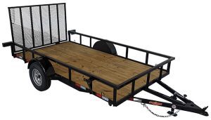 Down 2 Earth Trailers - 76"X14' Utility Trailer