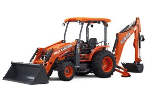 Kubota M62 Rubber Tire Backhoe